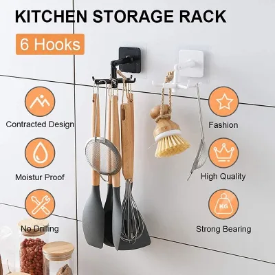 360 Degree Rotating Kitchen Storage Hook